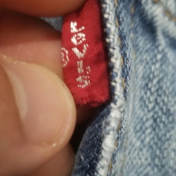 Levi's High Waist Denim Shorts Relaxed Fit W36 - Picture 8 of 9